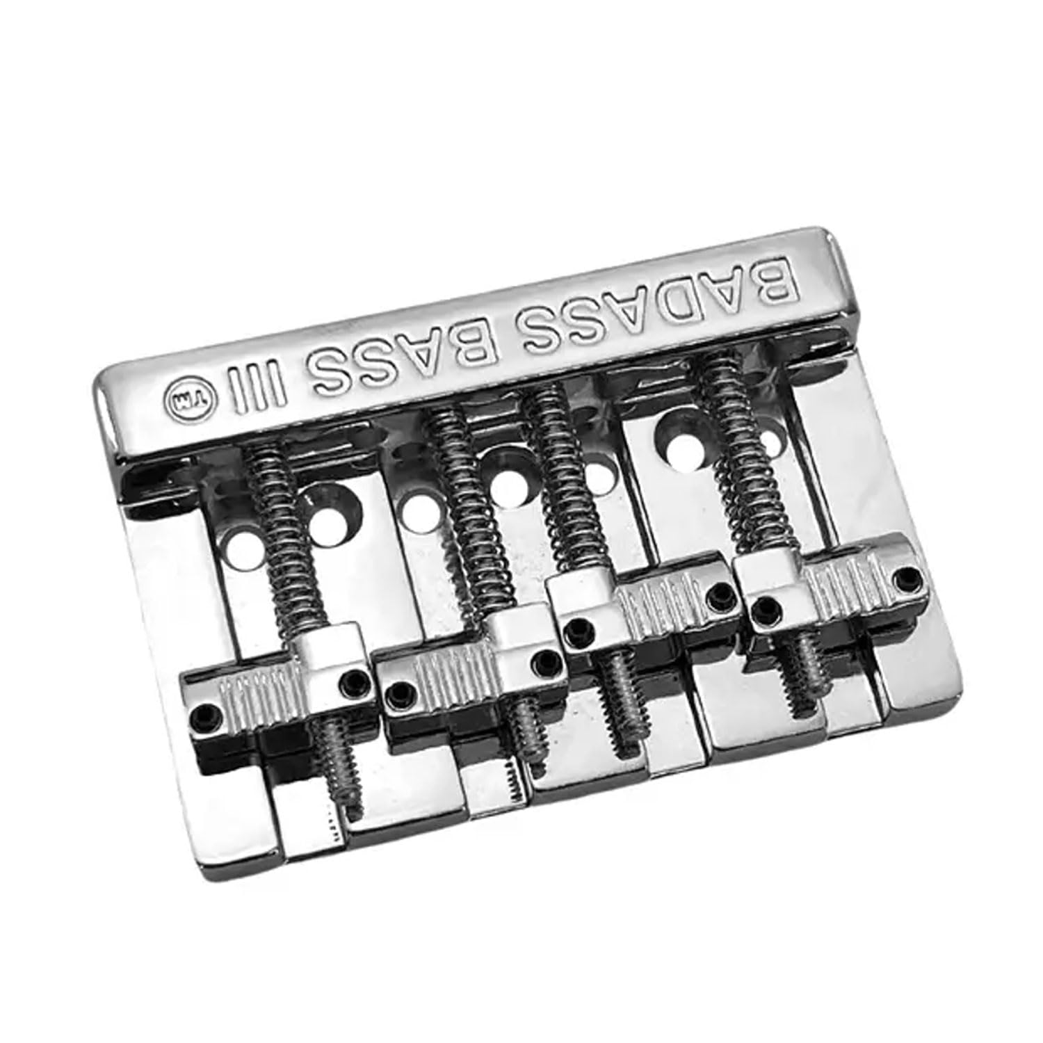 Leo Quan BADASS BASS III Chrome バダスブリッジ Amazon.com: Leo Quan Badass III 4-String High-mass Bass Bridge